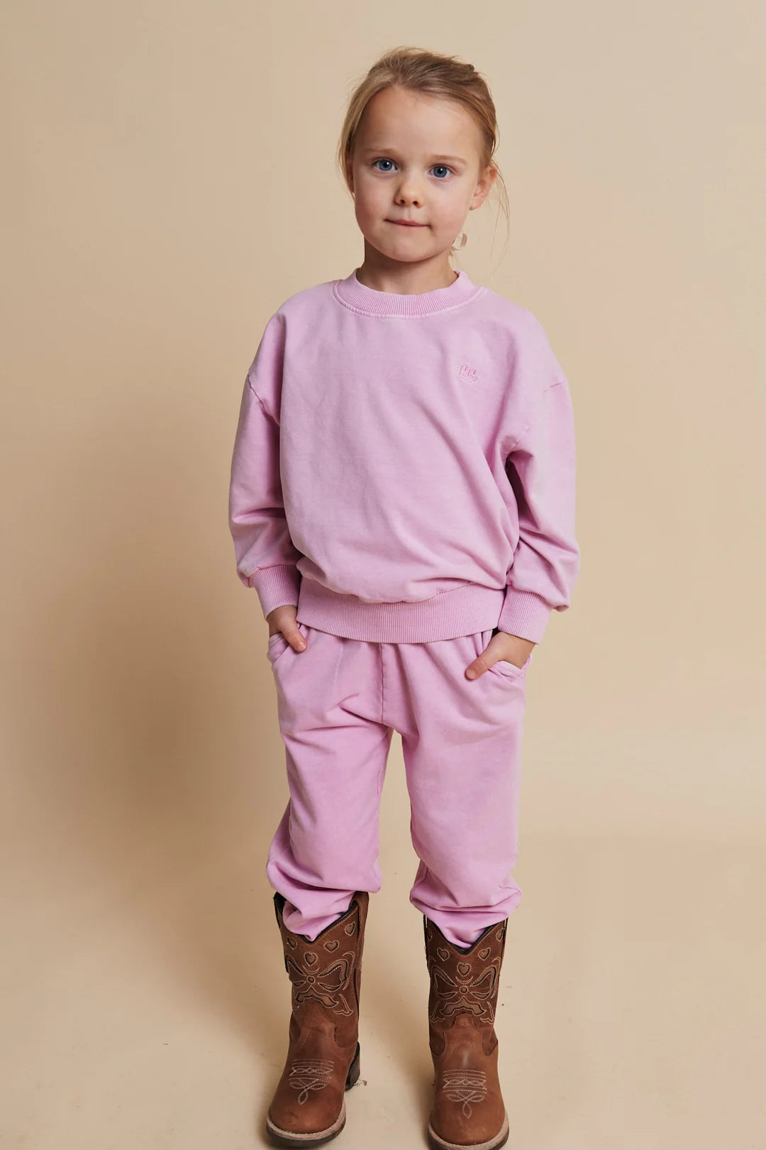 Sweatshirt für Kids und Teens aus reiner Bio-Baumwolle „Frosty Rose“