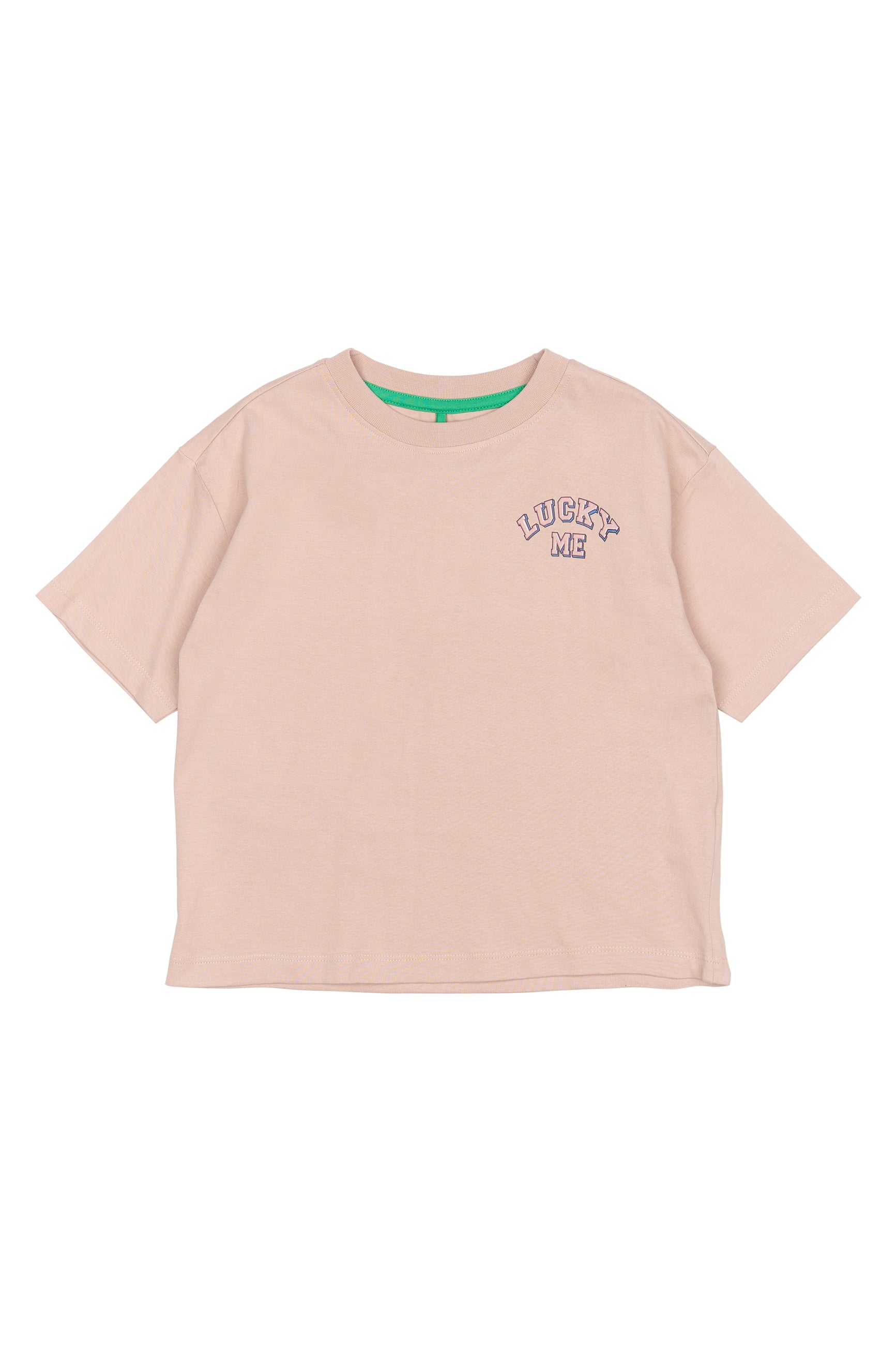 T-Shirts für Teens aus Bio-Baumwolle mit Print „Lucky Teddy Club“