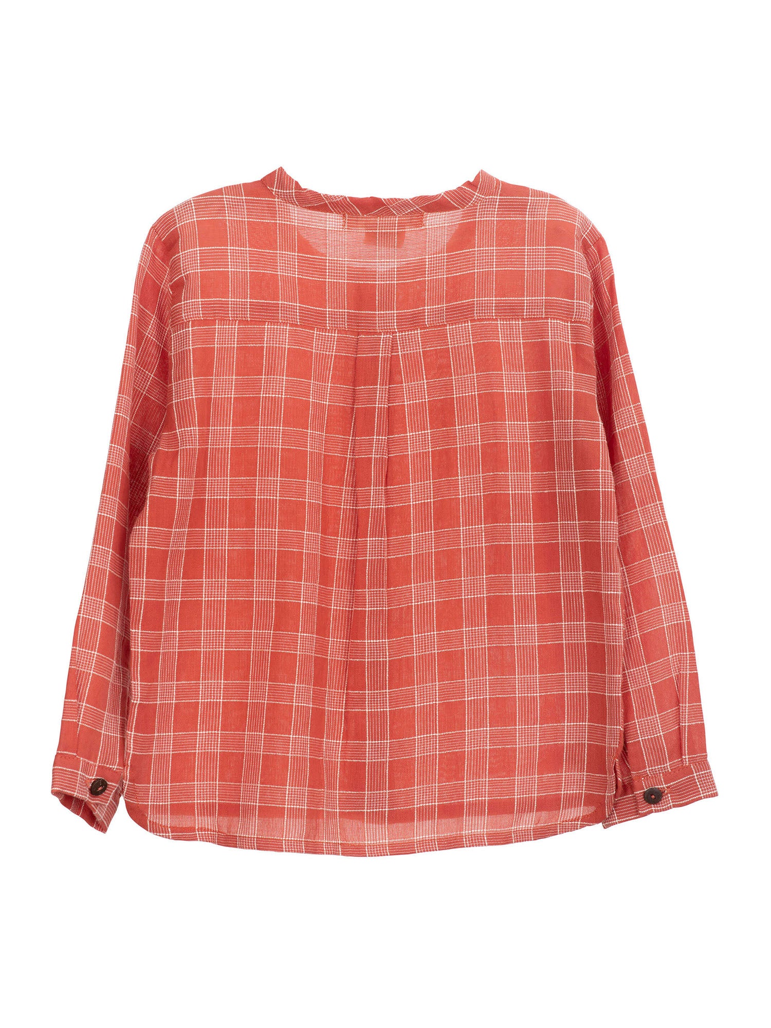 Kinderhemd aus reiner Bio-Baumwolle mit Karos "Berry Checks"