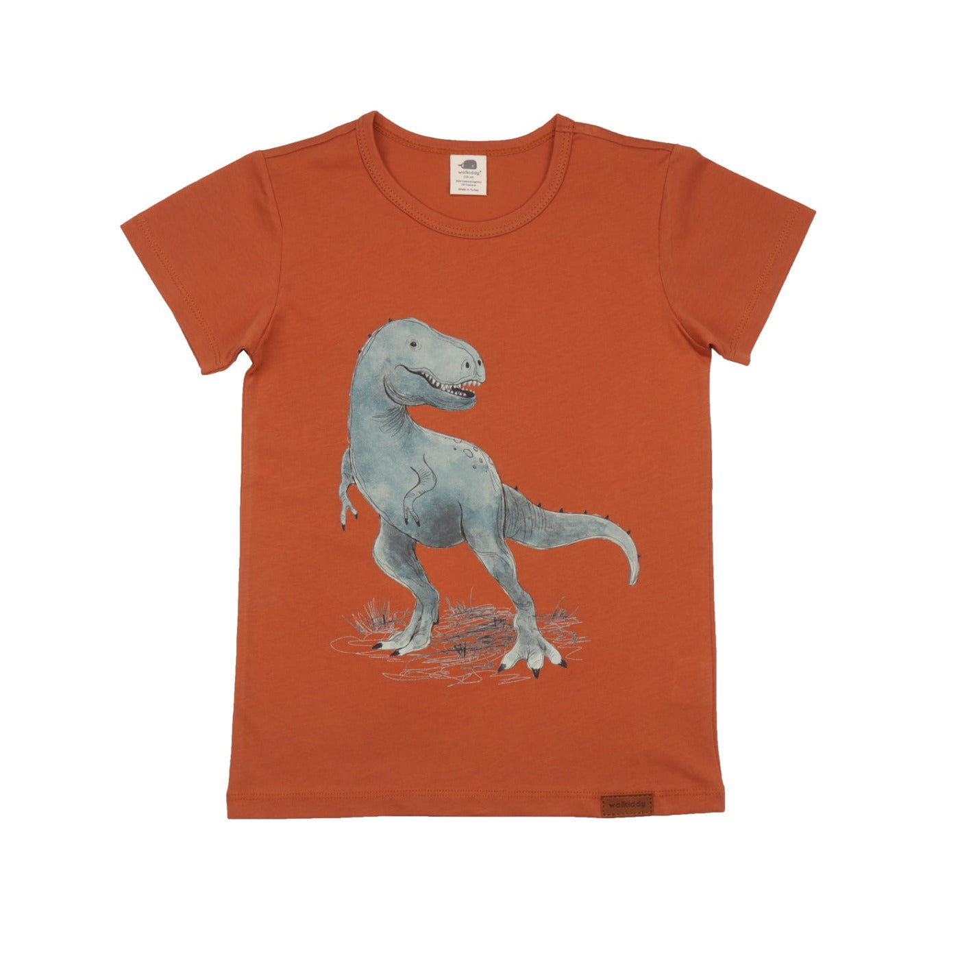 Kindershirt aus Bio-Baumwolle mit Print "Tyrannosaurus Rex"